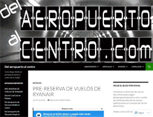 Tablet Screenshot of delaeropuertoalcentro.com